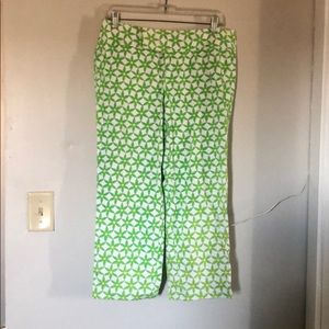 Lilly Pulitzer Bailey Capri pants, sz 10, GUC!